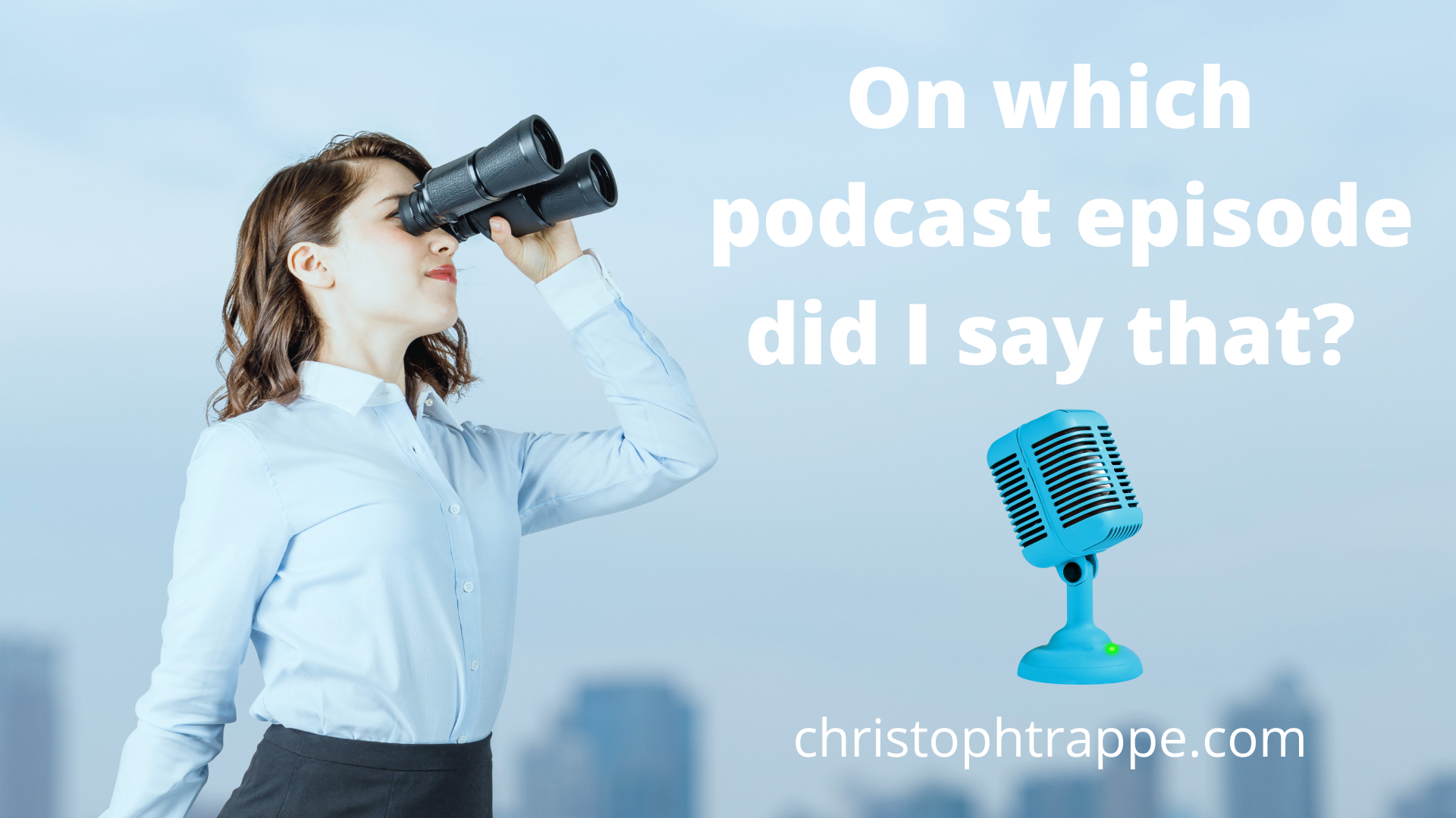 How To Use Specific Podcast Episode Artwork (Template) - Christoph’s ...